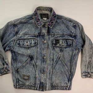 Vintage Jordache Jean Trucker Jacket Large